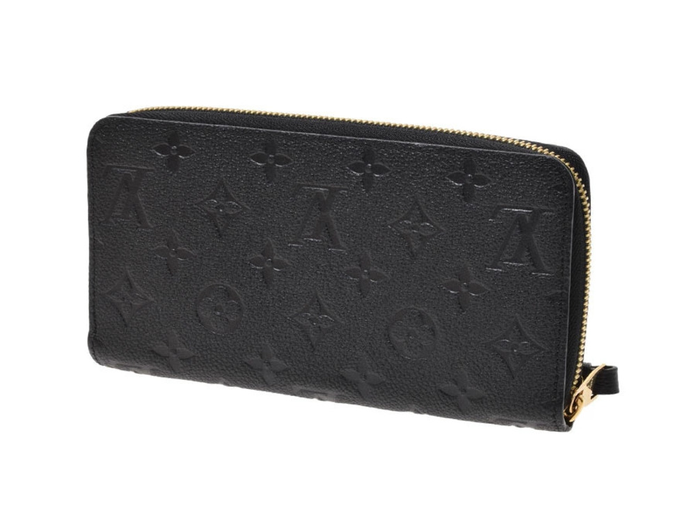 Louis Vuitton Zippy Black Older Empreinte Wallet Black